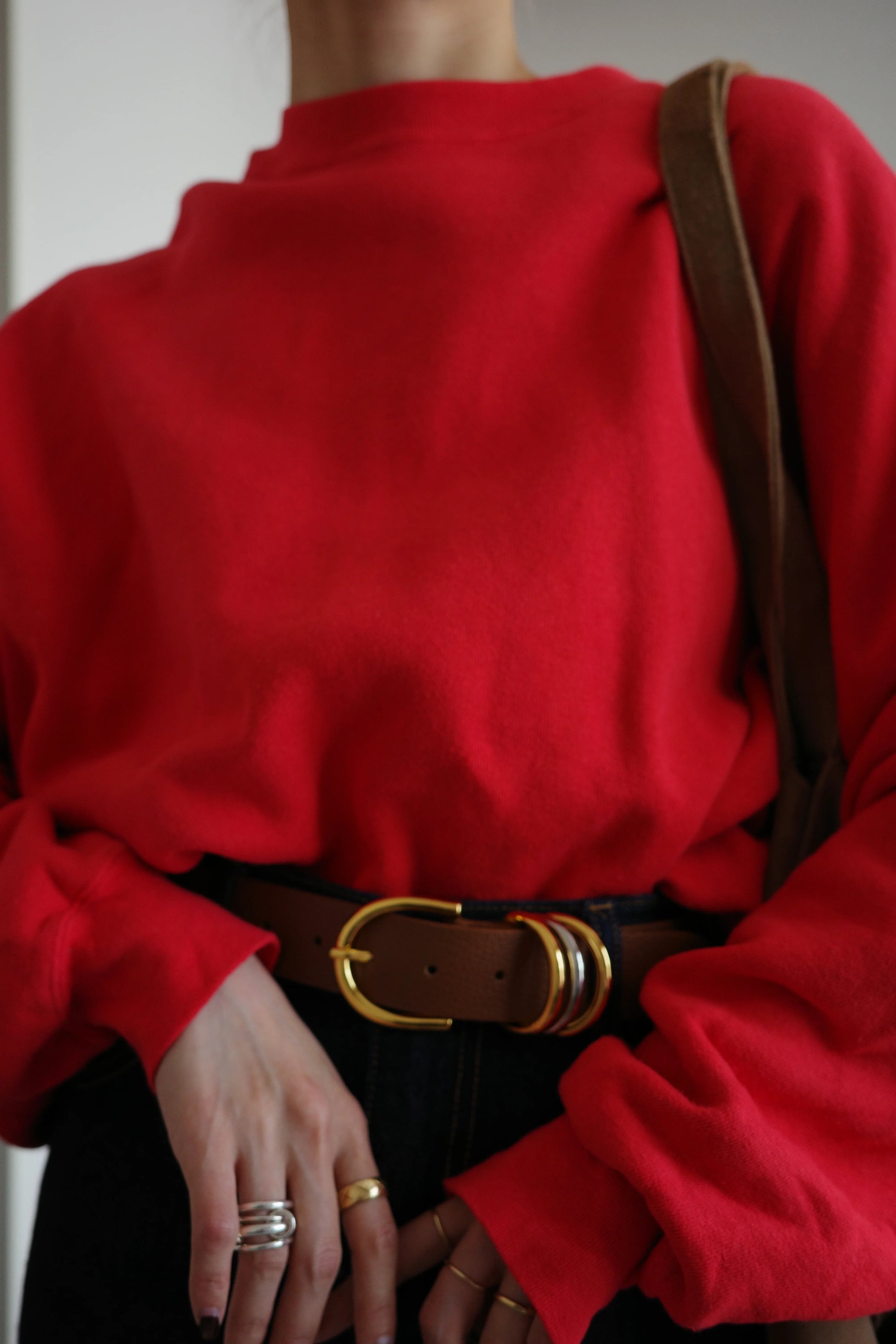 Cintura "Anello di enigma" Tiramisù(ブラウン) - aLORS online store