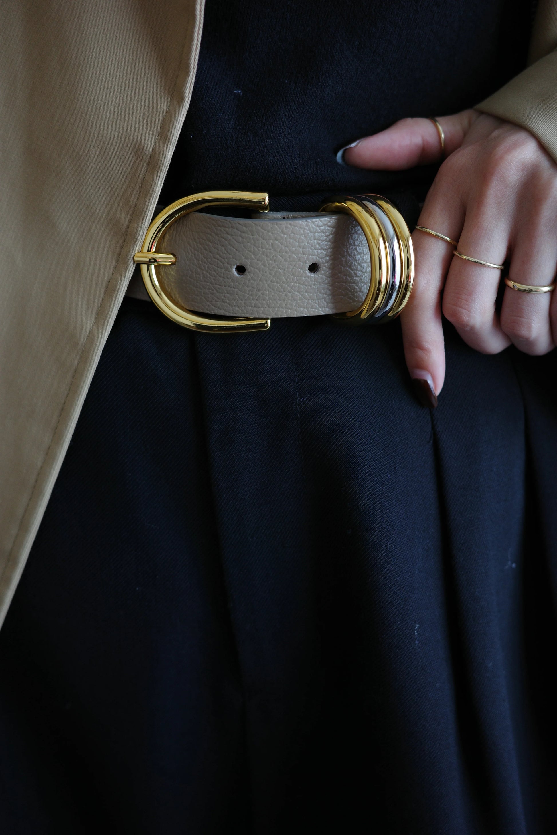 Cintura "Anello di enigma" Cappuccino(トープ) - aLORS online store