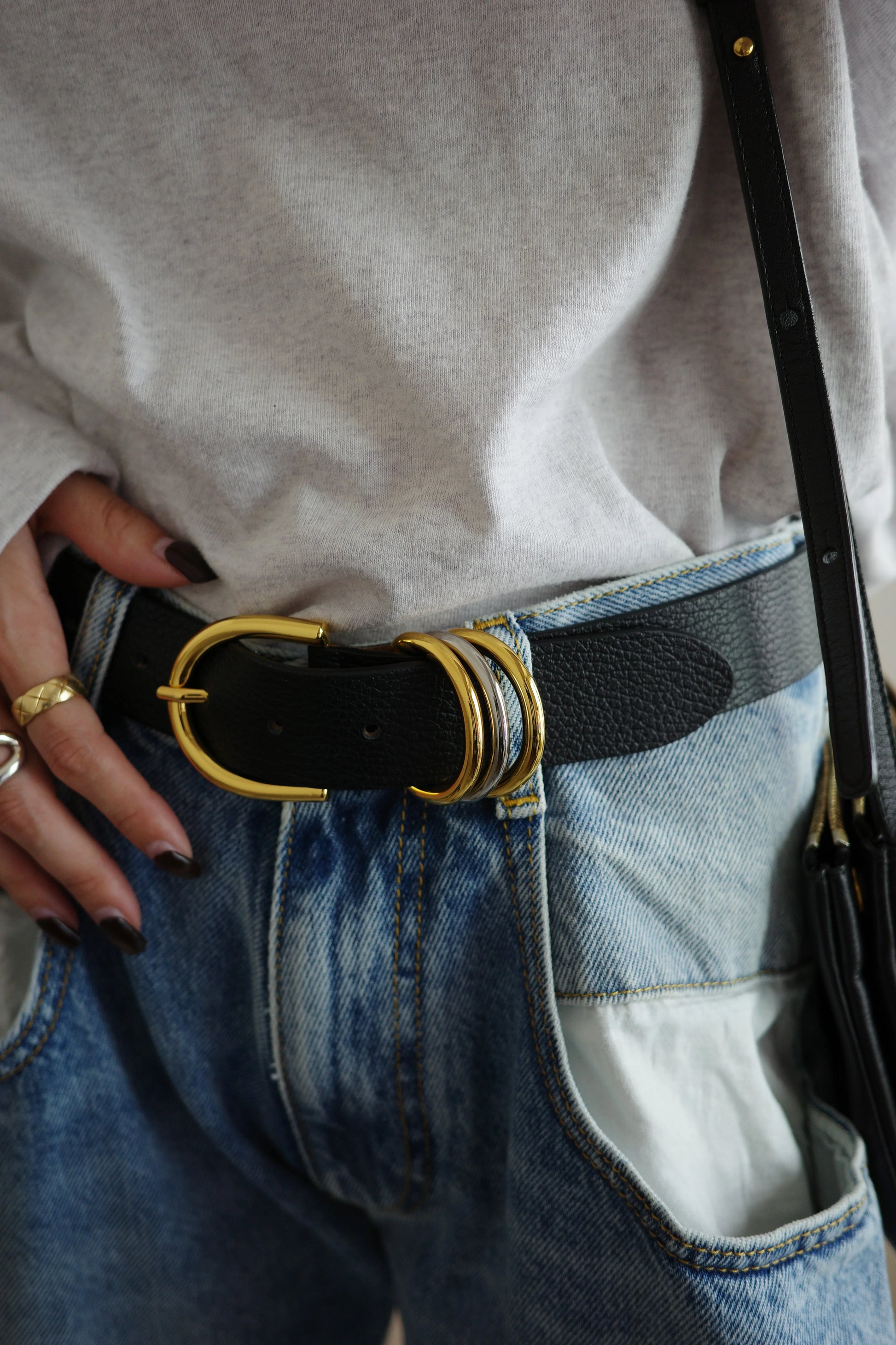 Cintura "Anello di enigma" Nero(ブラック) - aLORS online store