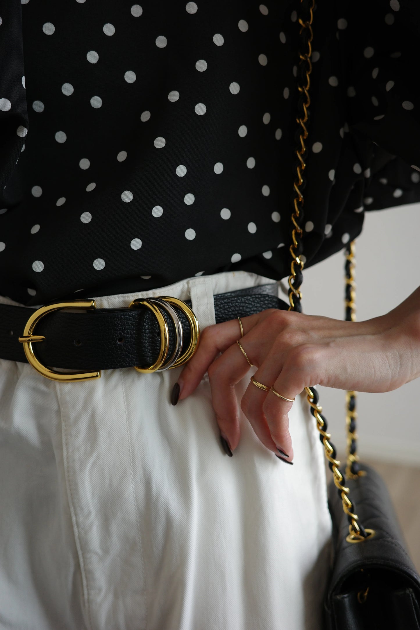 Cintura "Anello di enigma" Nero(ブラック) - aLORS online store