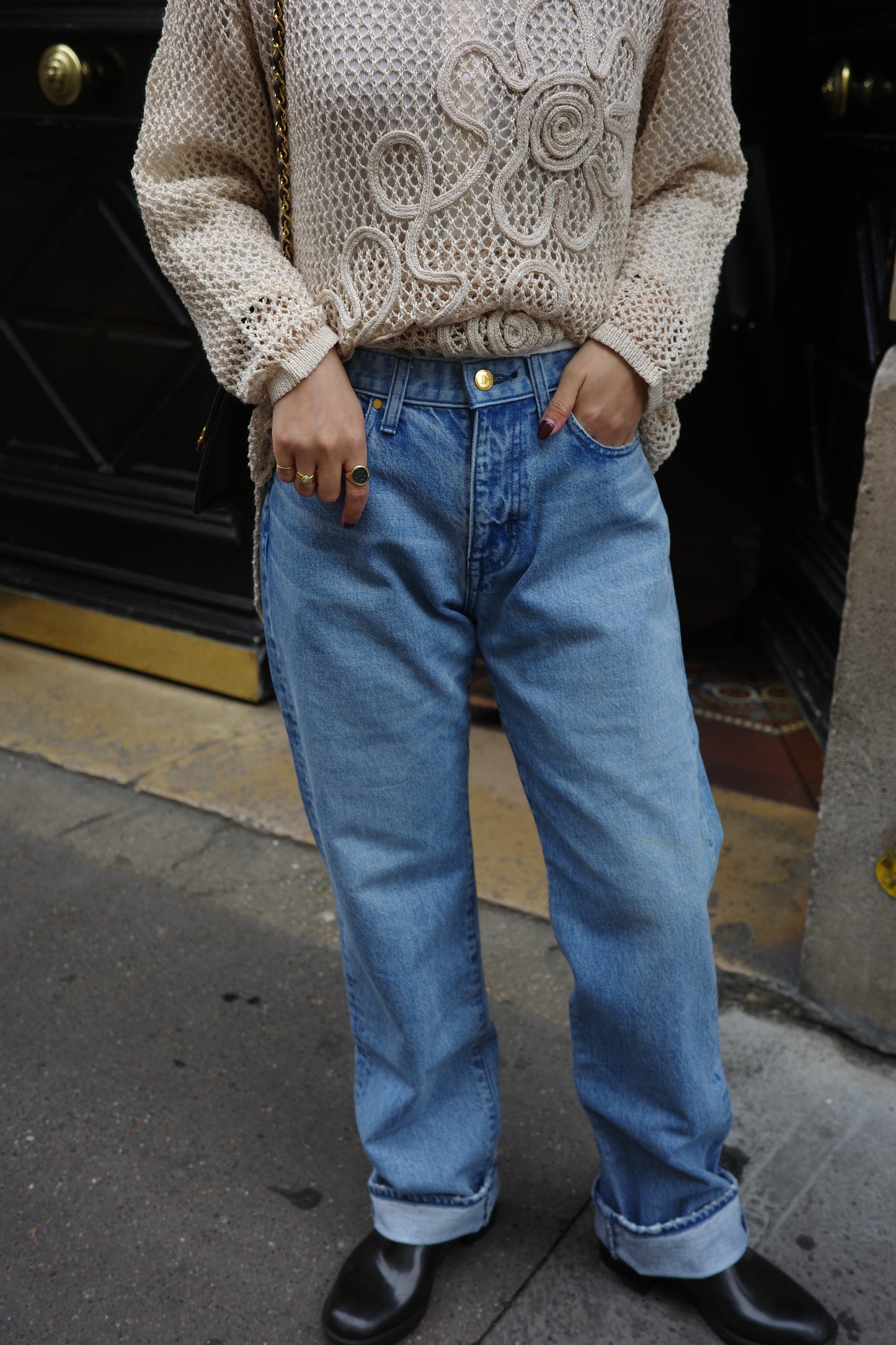 【Jean a】Bleu clair　