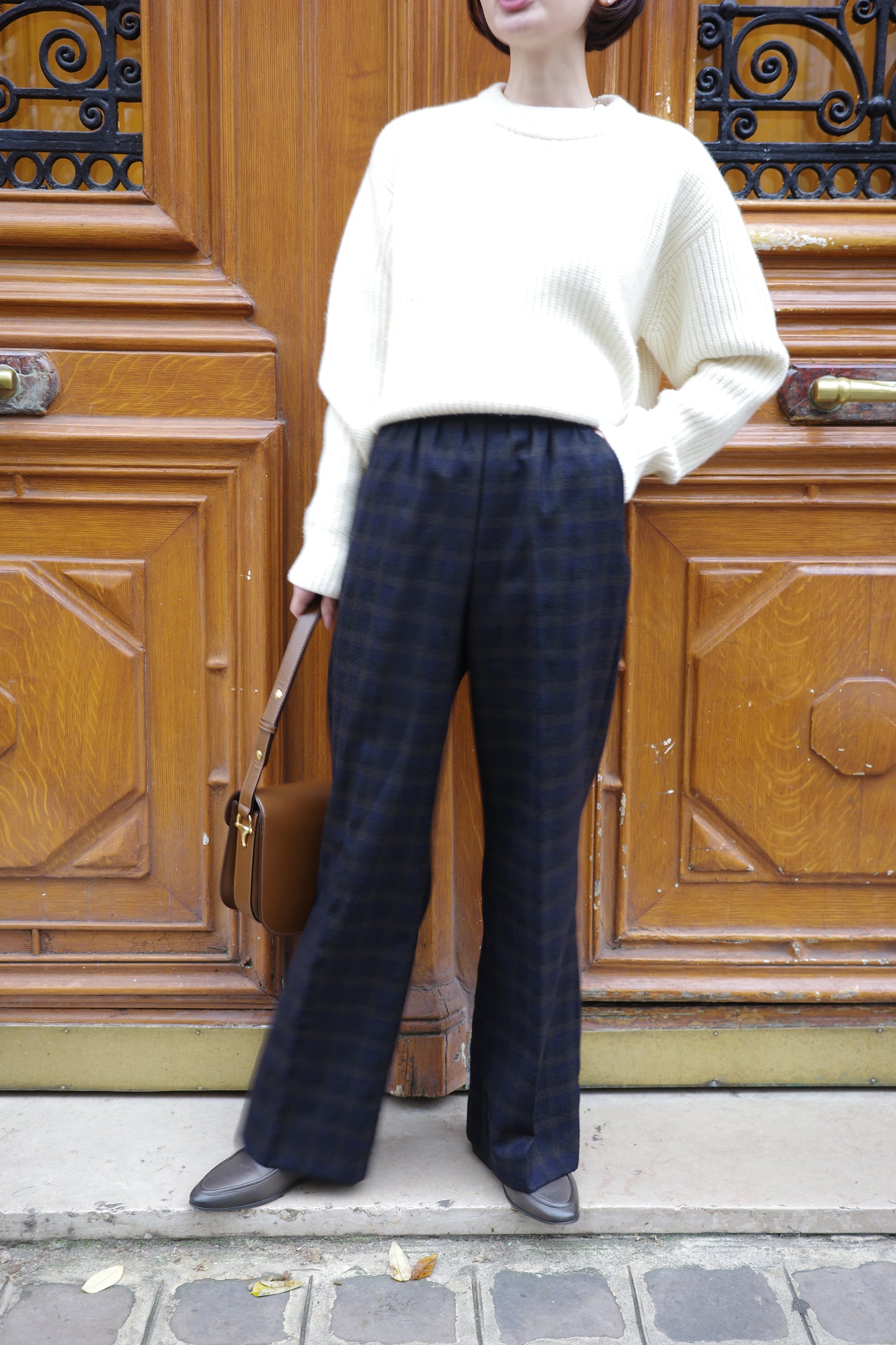 Pantalon à carreaux "Evelyn"
