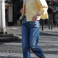 Veste courte en Alcantara Jaune Beurre