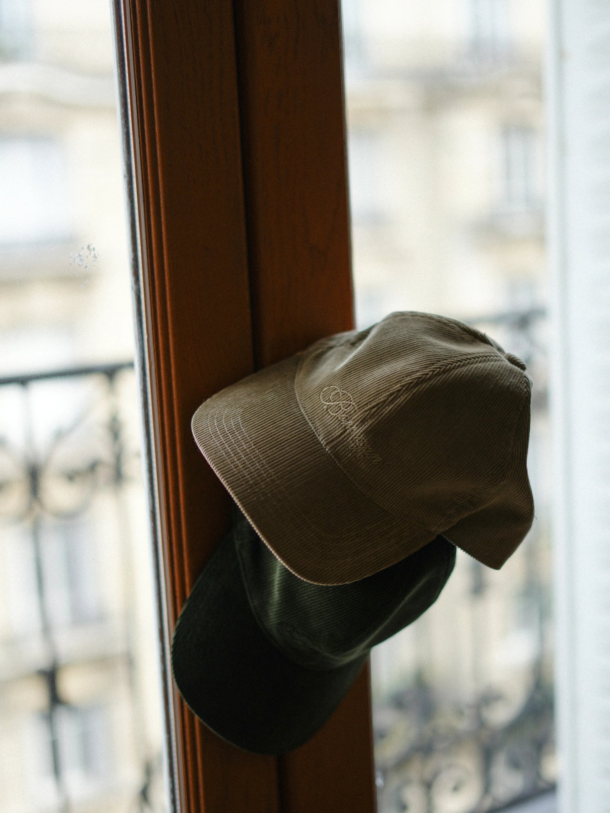 Casquette en velours côtelé Bon app'　キャメル　 - aLORS online store