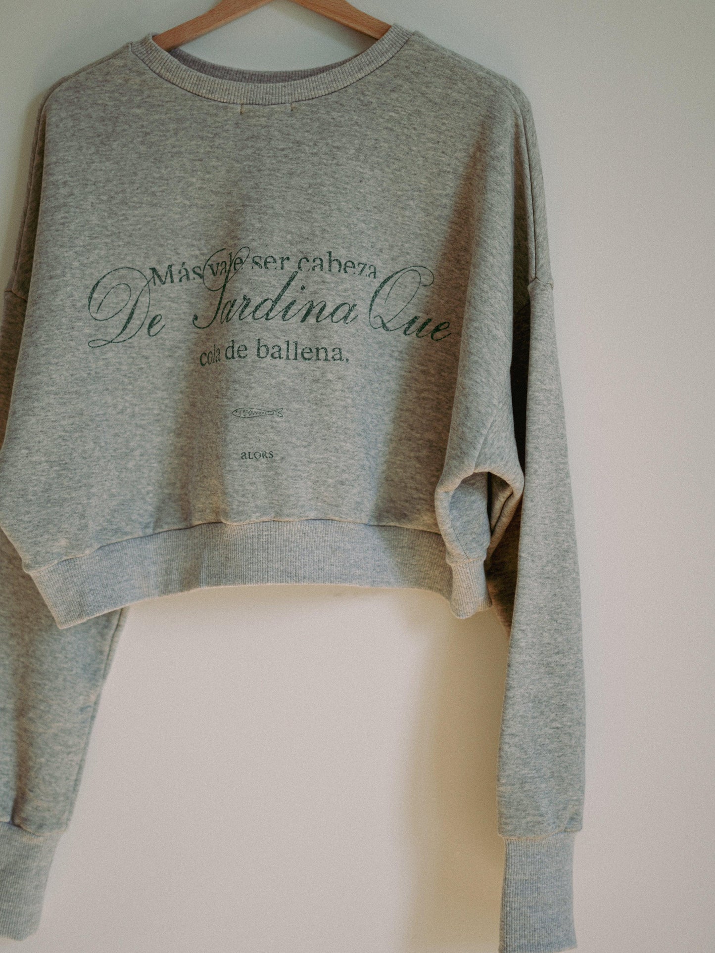 Sweat-shirt Sardina グレー - aLORS online store