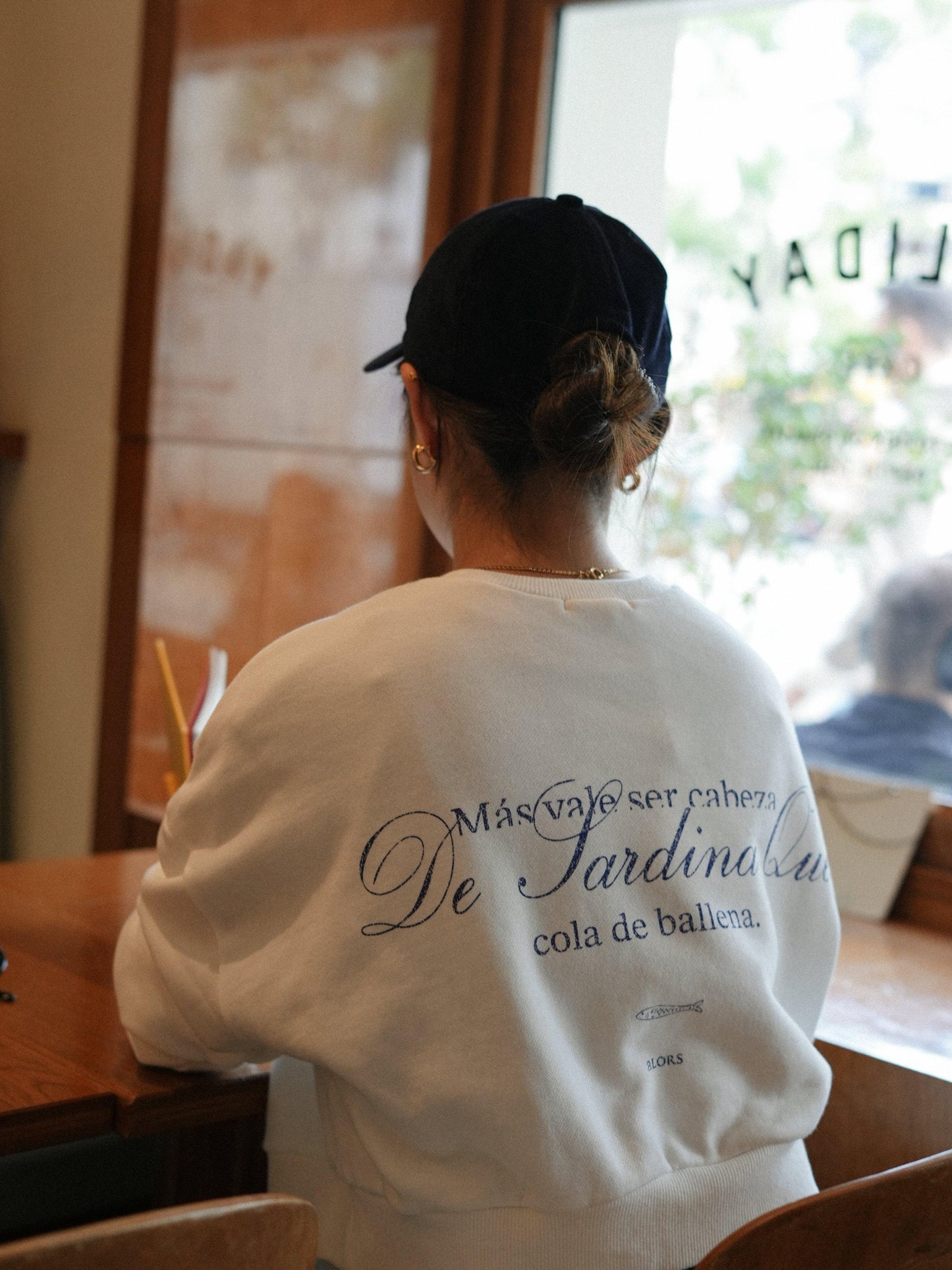 Sweat-shirt Sardina ホワイト - aLORS online store