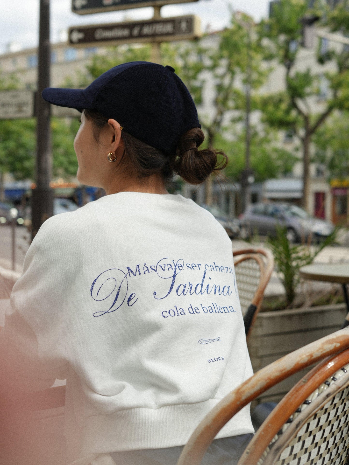 Sweat-shirt Sardina ホワイト - aLORS online store