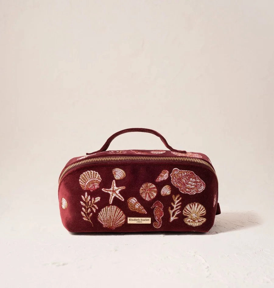 aLORS Select【Elizabeth Scarlett】Ocean Treasures Open Flat Makeup Bag