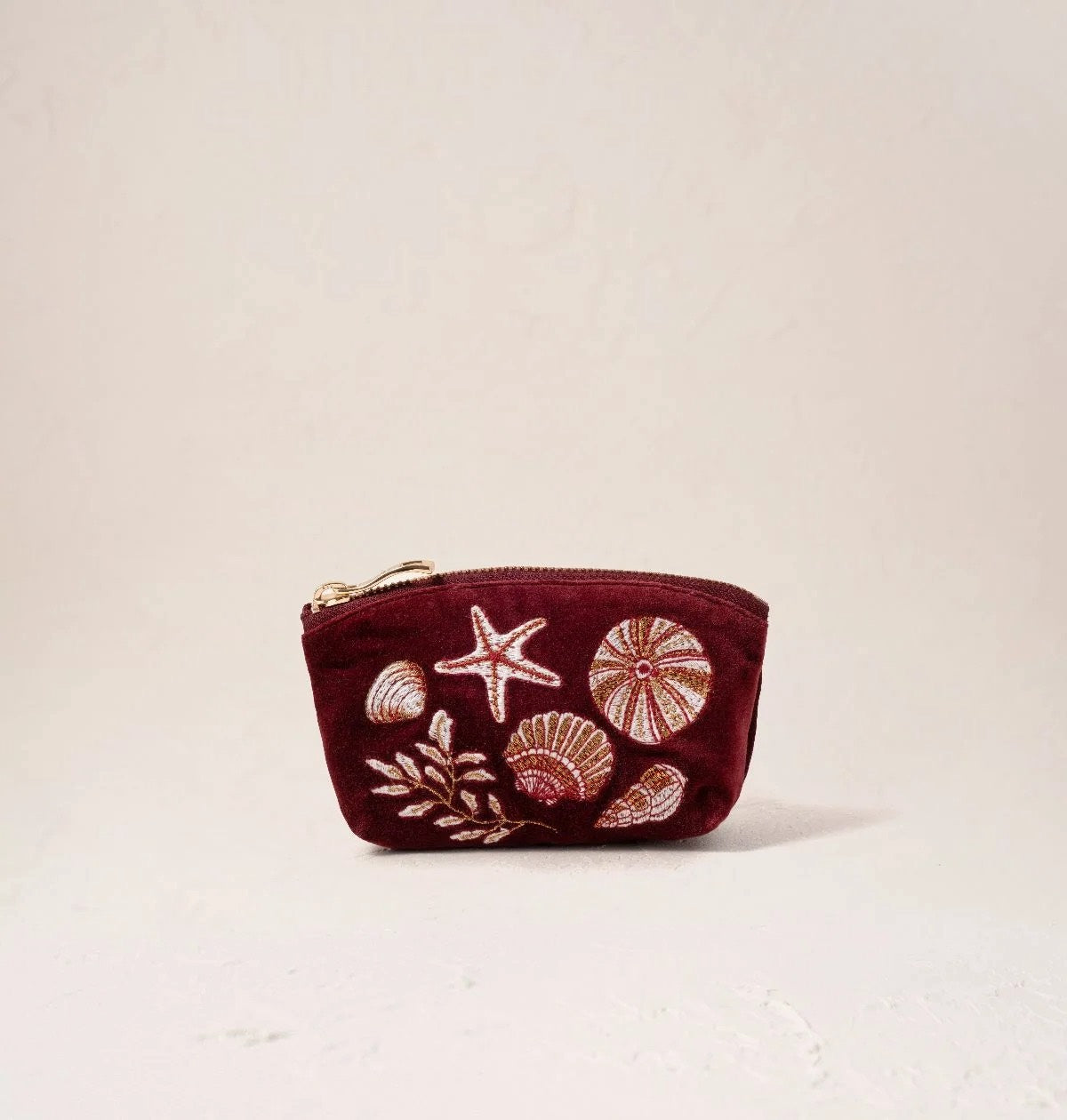 aLORS Select【Elizabeth Scarlett】Ocean Treasures Velvet Coin Purse - Port