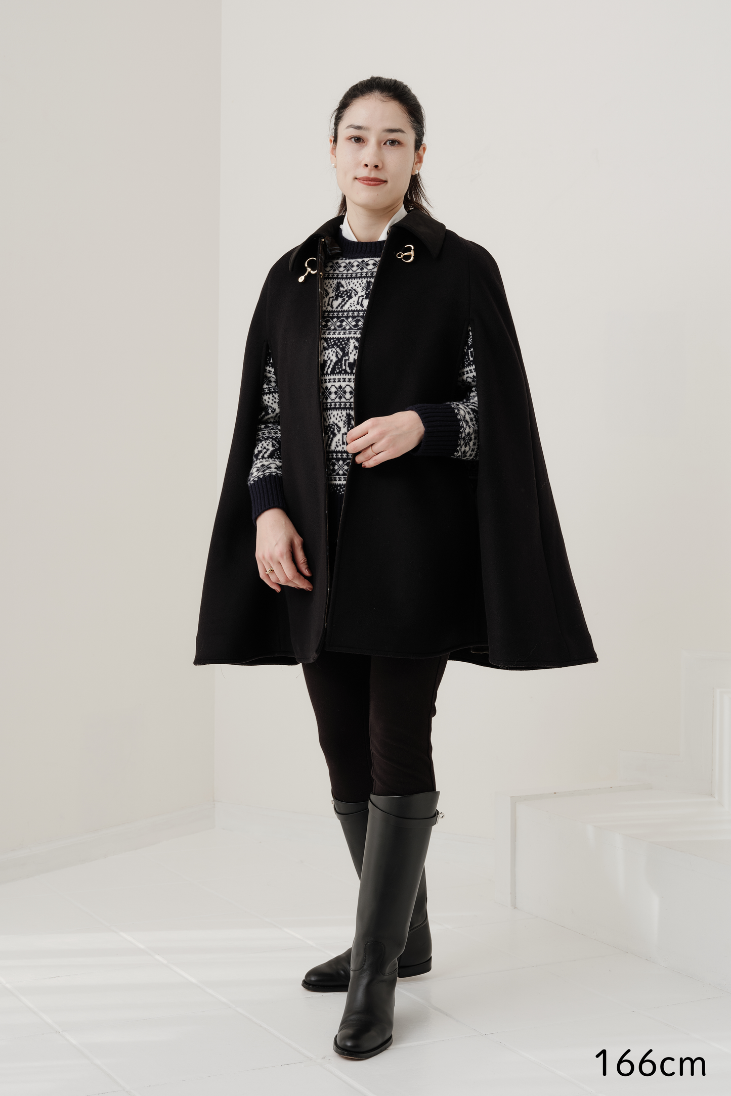 Cape à mors Calliope  Noir ブラック x チェック