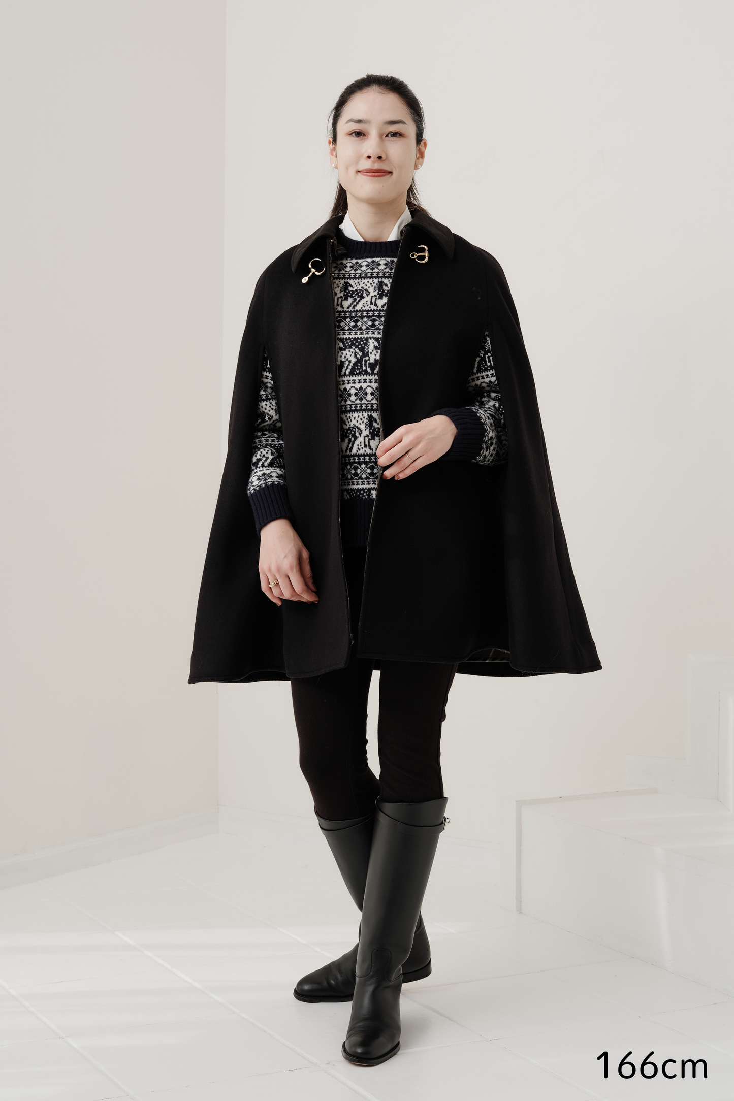 Cape à mors Calliope  Noir ブラック x チェック