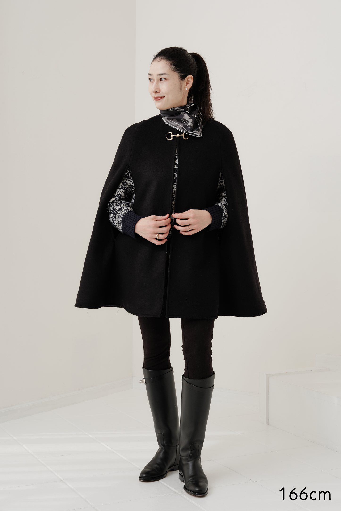 Cape à mors Calliope  Noir ブラック x チェック