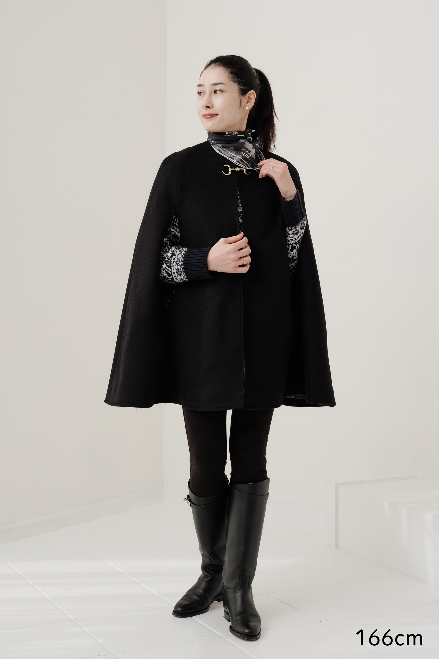 Cape à mors Calliope  Noir ブラック x チェック