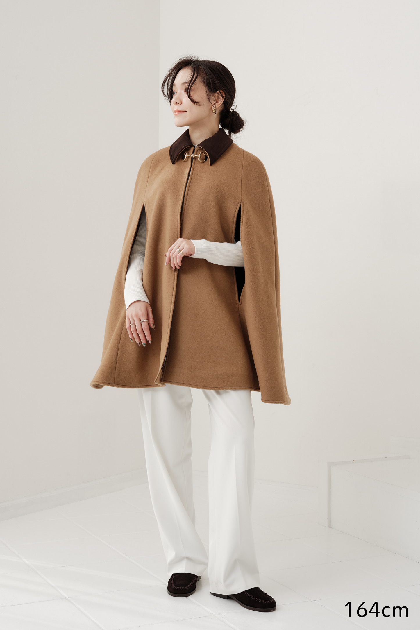 Cape à mors Calliope  Chameau キャメル x チェック