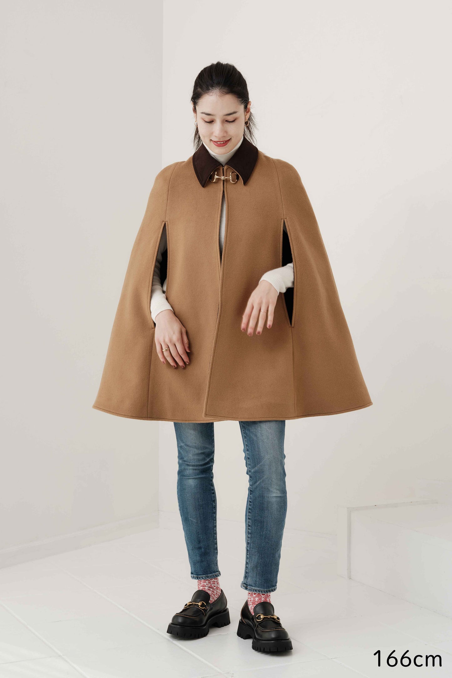 Cape à mors Calliope  Chameau キャメル x チェック