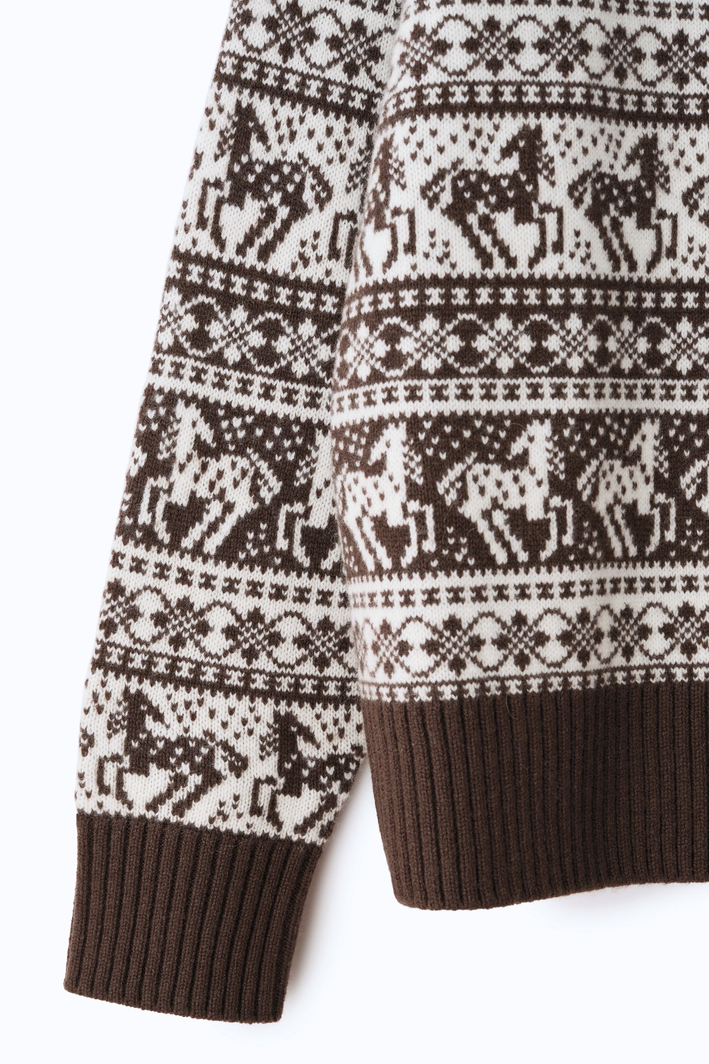 Cardigan jacquard équestre Freya