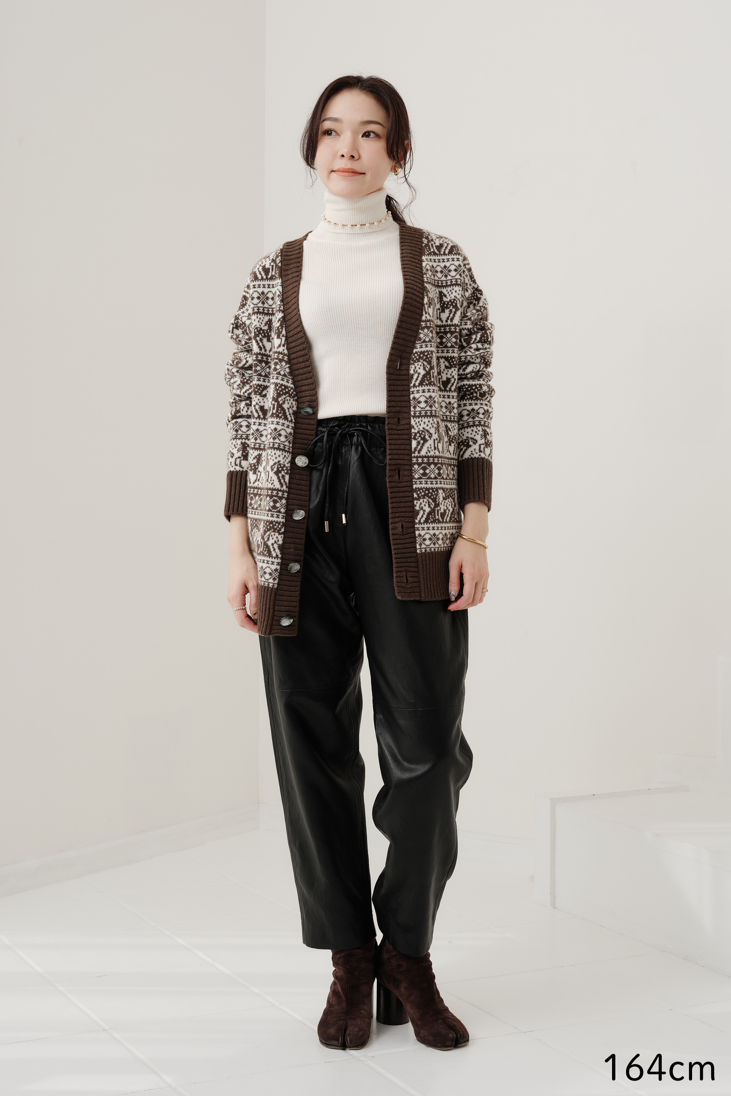 Cardigan jacquard équestre Freya