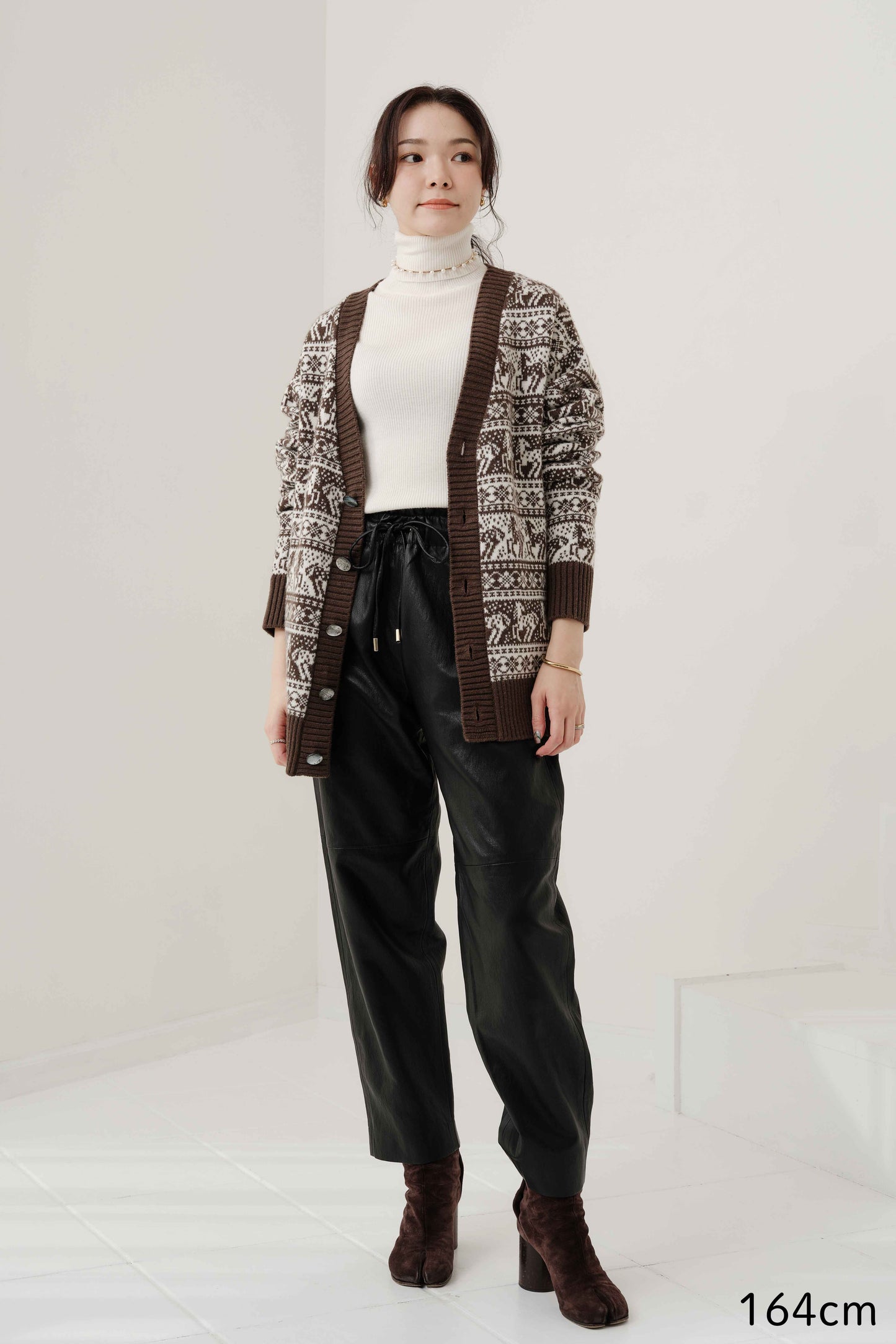 Cardigan jacquard équestre Freya