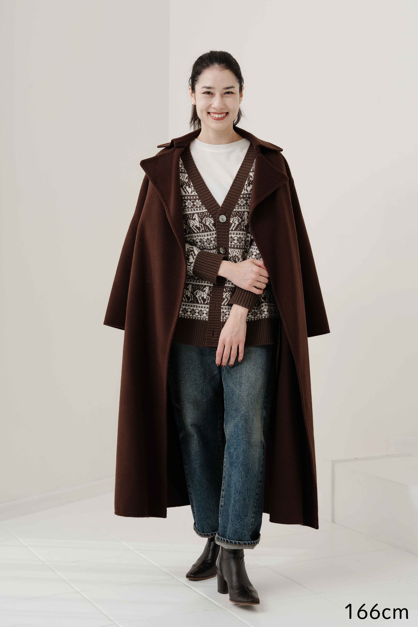 Cardigan jacquard équestre Freya