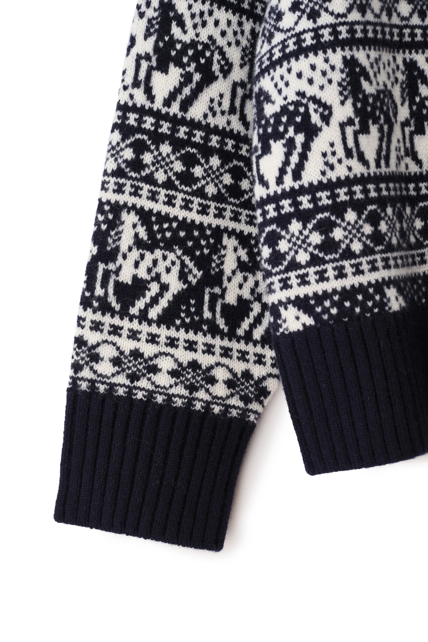 Pull jacquard équestre Rohan