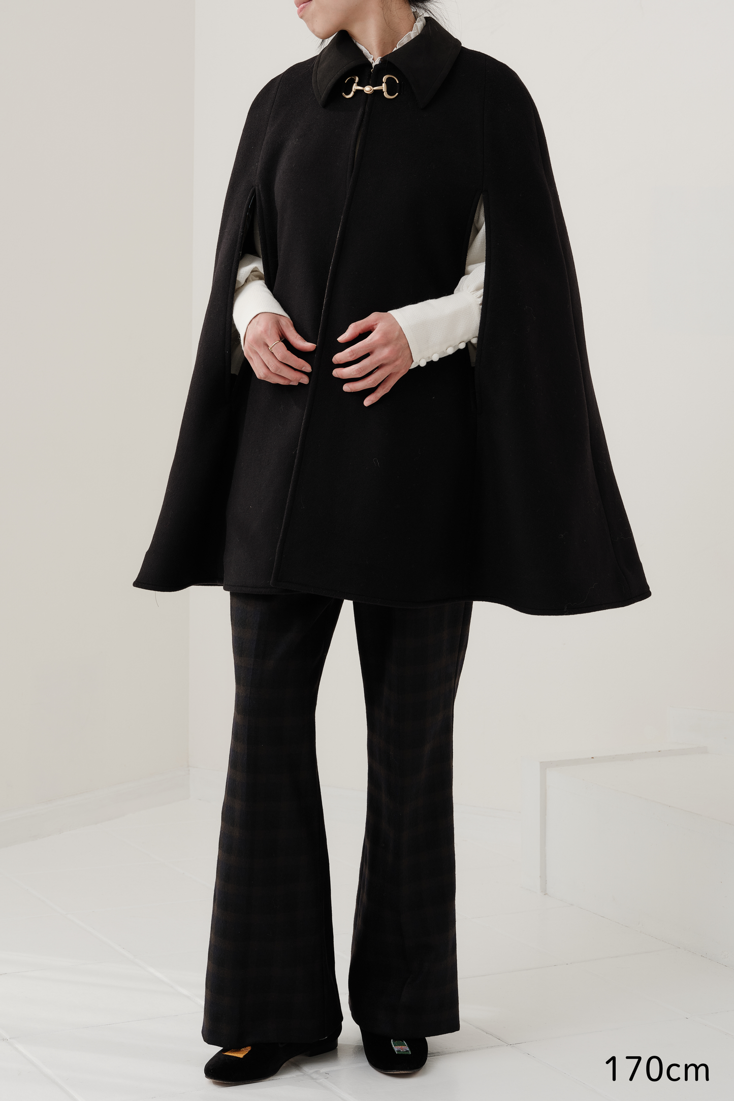 Cape à mors Calliope  Noir ブラック x チェック