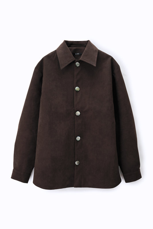 Veste en Alcantara Brun Équestre Chiron (追加予約販売　1月お届け分)