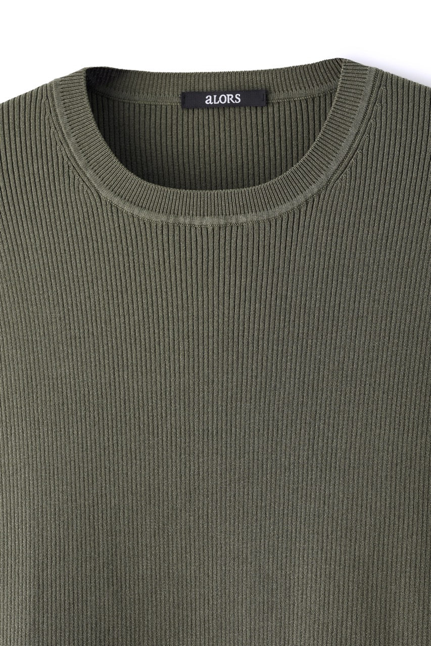 Pull en dentelle torsadée équestre Cadence Vert yomogi  カーキ