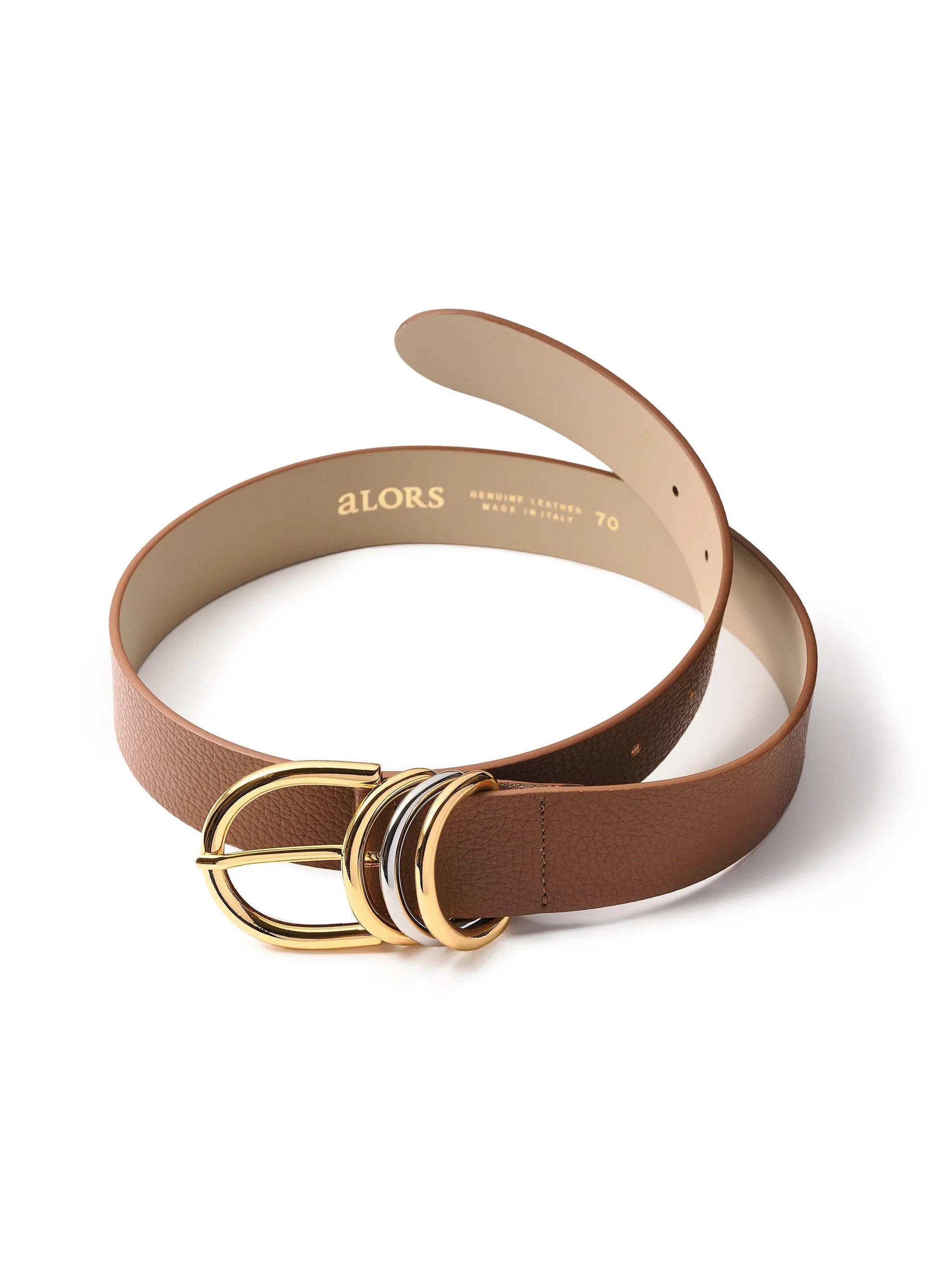 Cintura "Anello di enigma" Tiramisù(ブラウン) - aLORS online store
