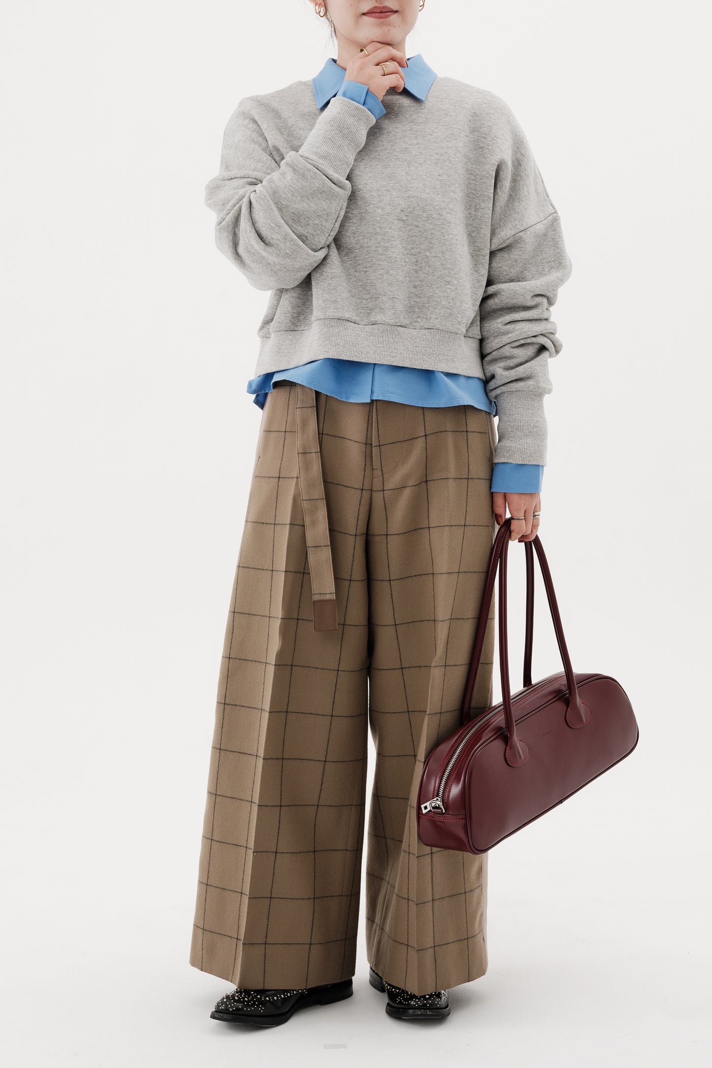 Sweat-shirt   【Doux】 グレー