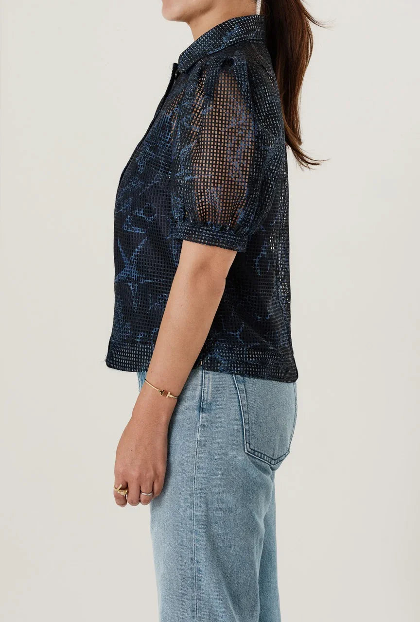 Blouse à manches bouffantes "Pelagia" - aLORS online store