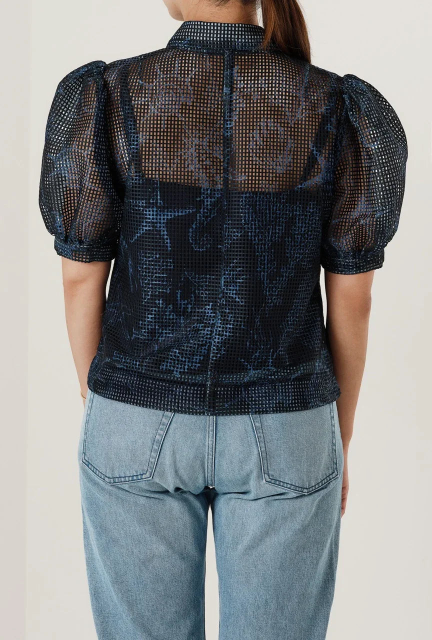 Blouse à manches bouffantes "Pelagia" - aLORS online store