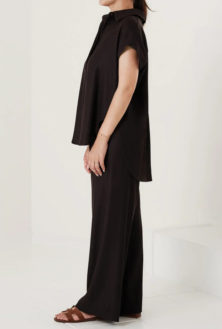 Chemise sans manches "Astrifera" Chocolat noir 99% - aLORS online store