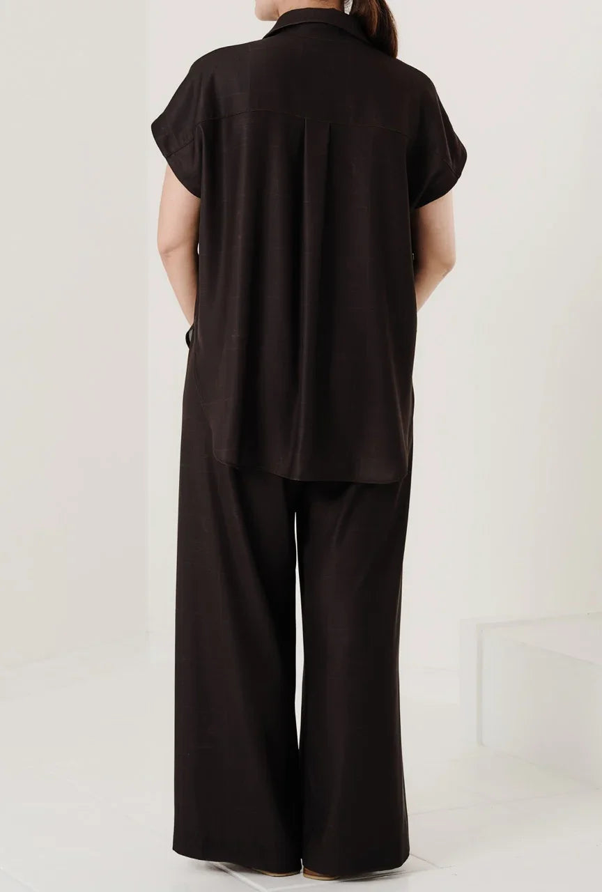 Chemise sans manches "Astrifera" Chocolat noir 99% - aLORS online store