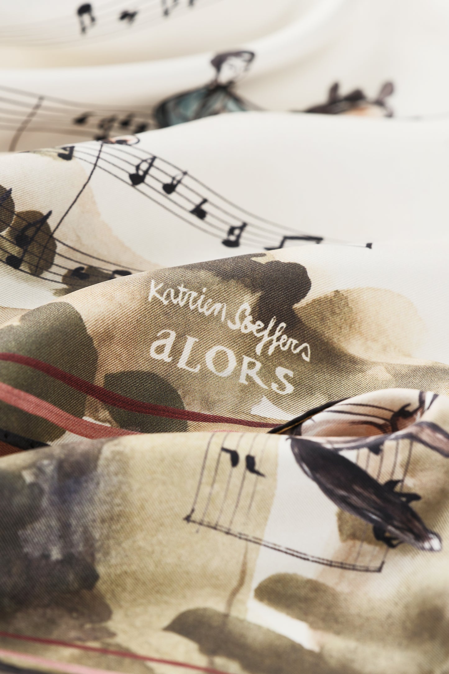 Carré Cavaliers par Katrien Soeffers Cavaliers  Multicolore マルチカラー