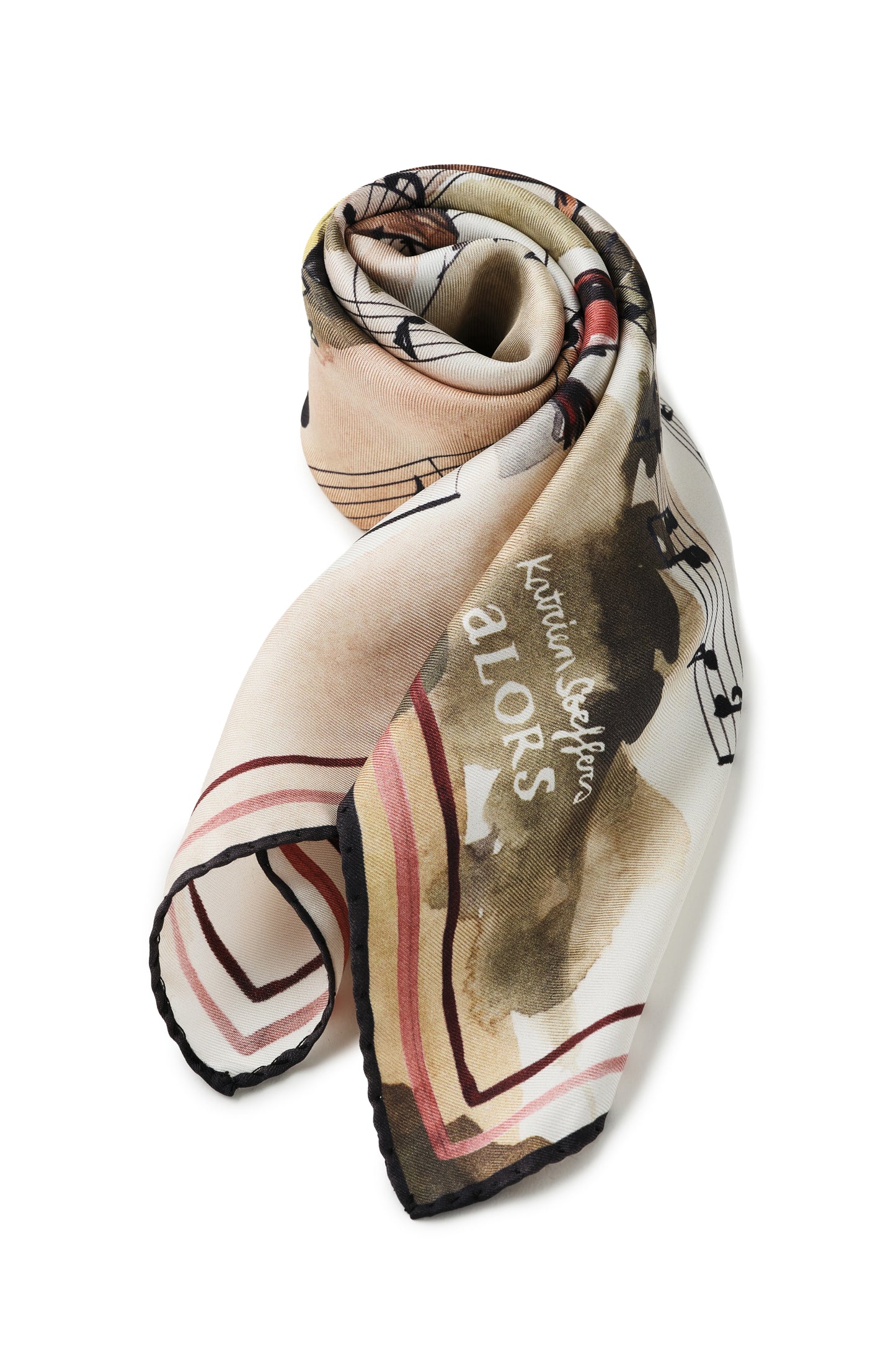 Carré Cavaliers par Katrien Soeffers Cavaliers  Multicolore マルチカラー