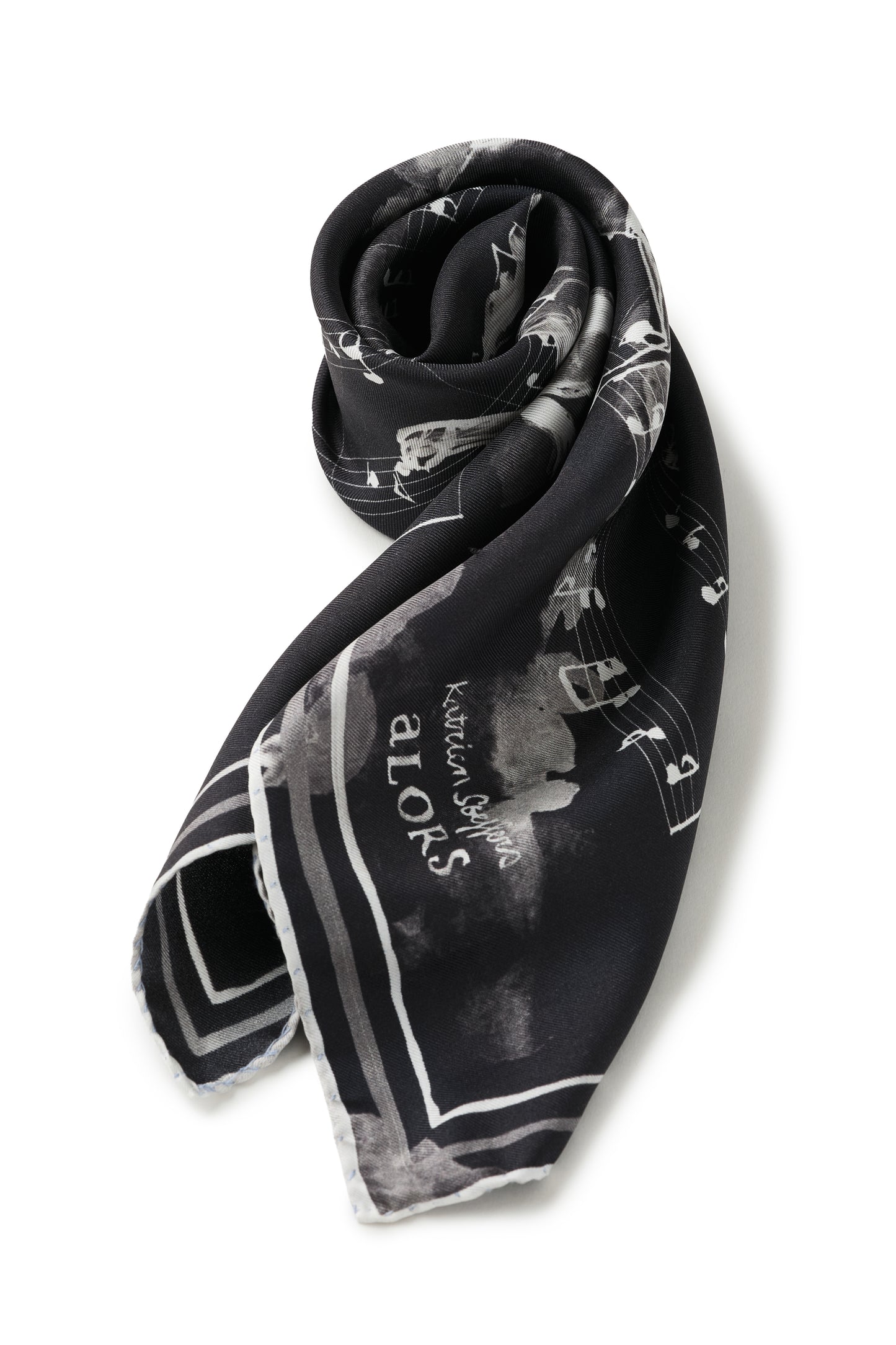 Carré Cavaliers par Katrien Soeffers Cavaliers  Lavis 墨黒