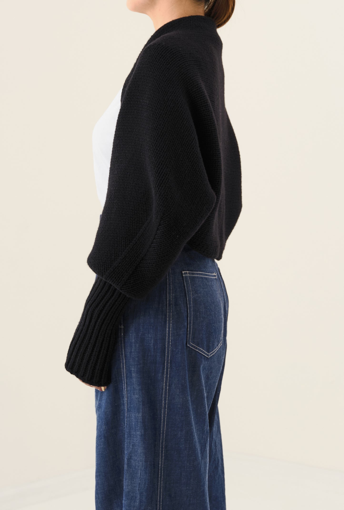 Écharpe et boléro "a" ブラック