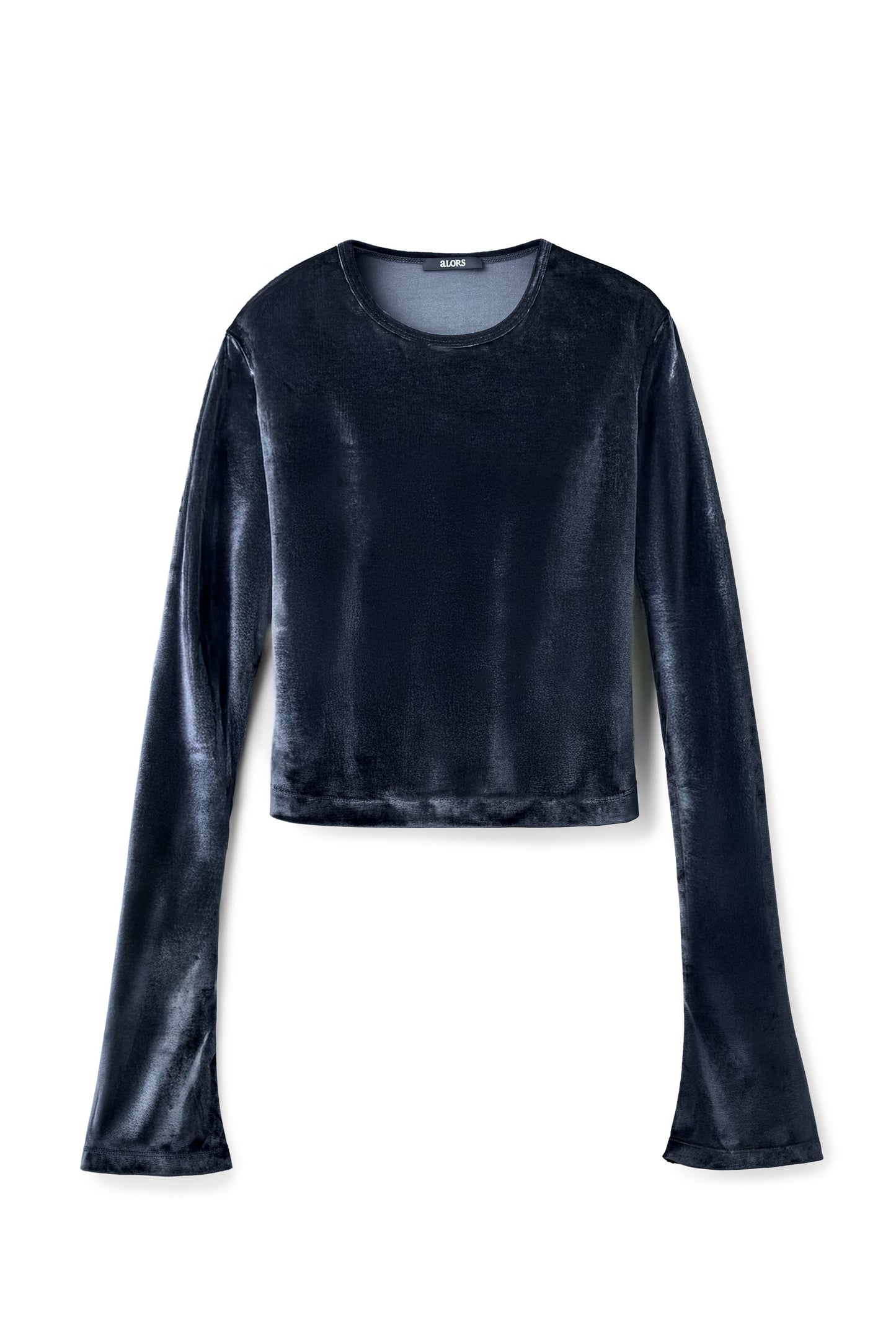 Haut court ouvert au dos Gris Anthracite チャコールグレー