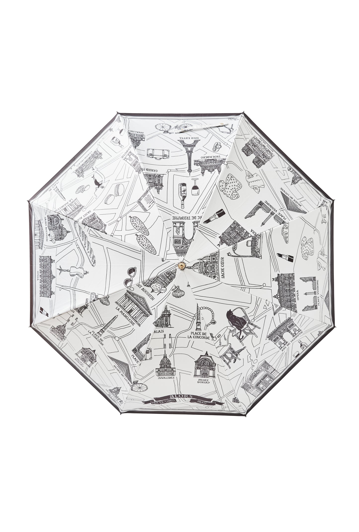 Soleil & Pluie Ex-libris Paris x aLORS - une collaboration d'exception  (ホワイトxブラック)