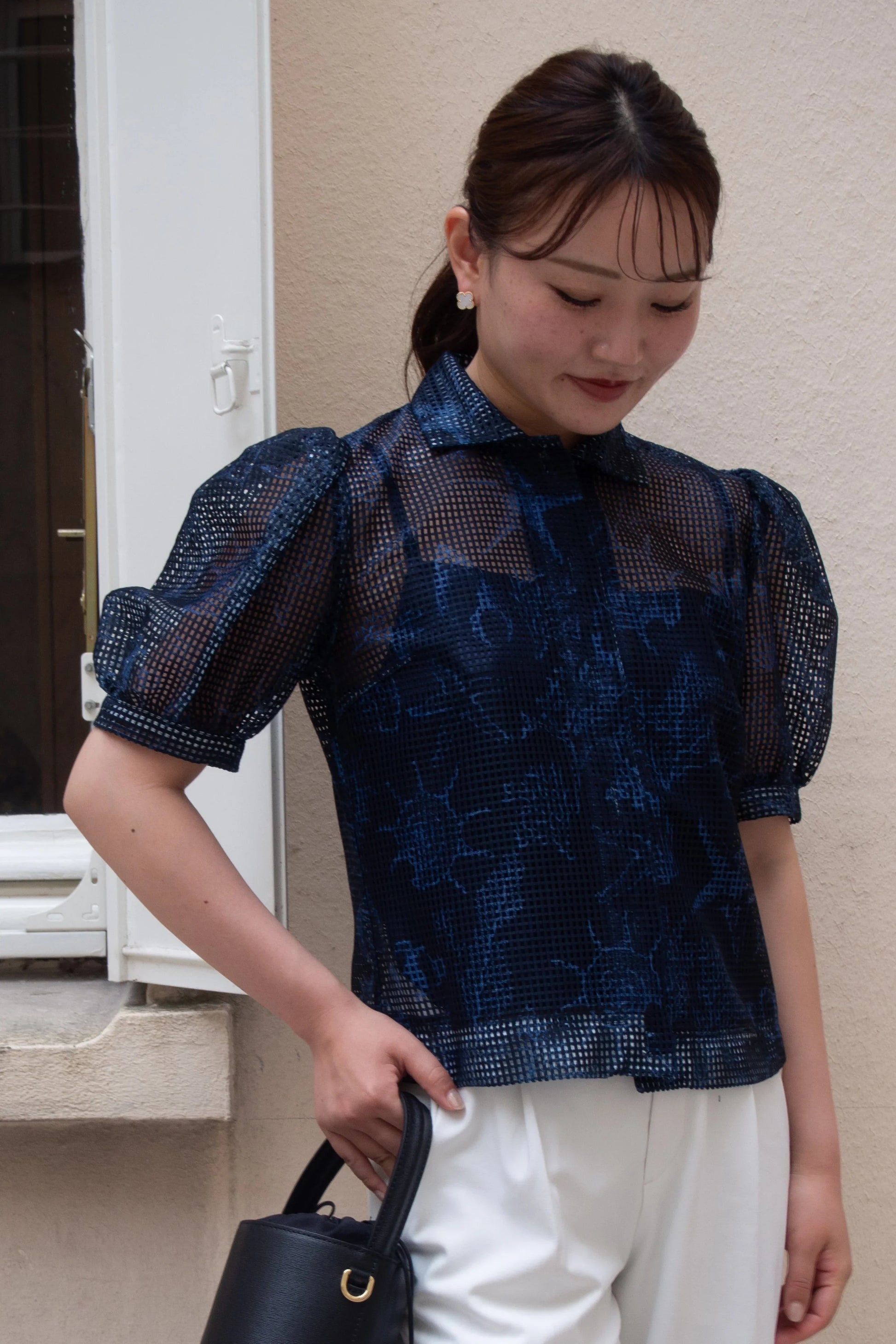 Blouse à manches bouffantes "Pelagia" - aLORS online store