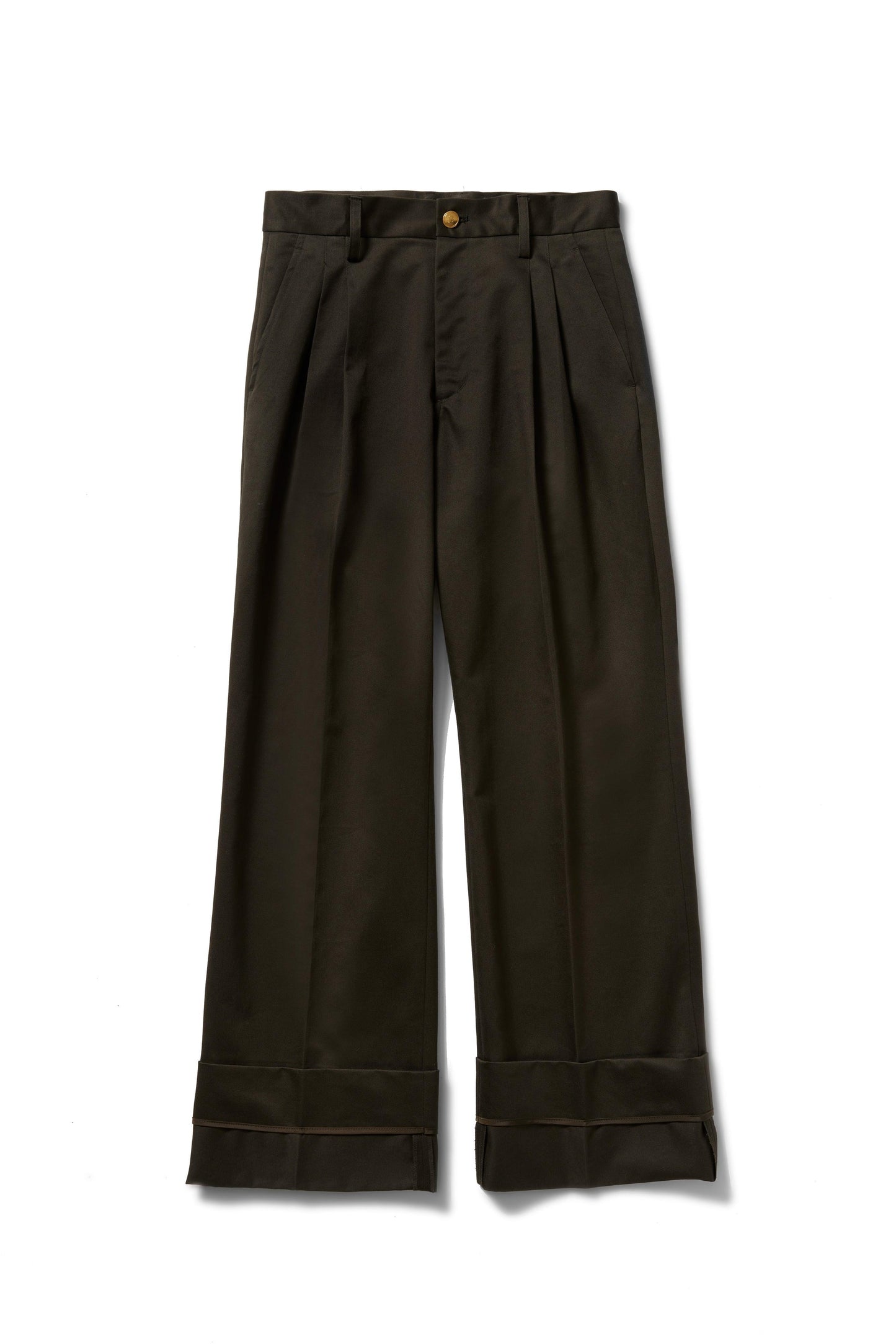 Pantalon chino 【a】ダークエスプレッソカーキ - aLORS online store