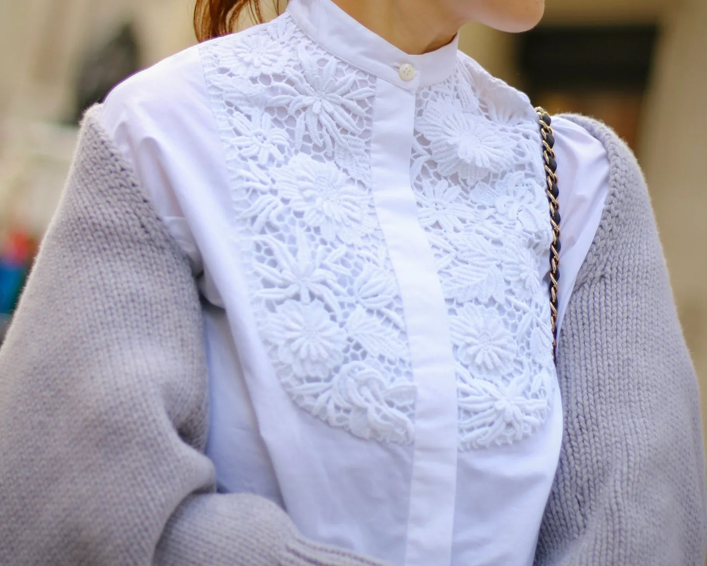 Chemise à dentelle 【Loïs-ルイス-】 - aLORS online store