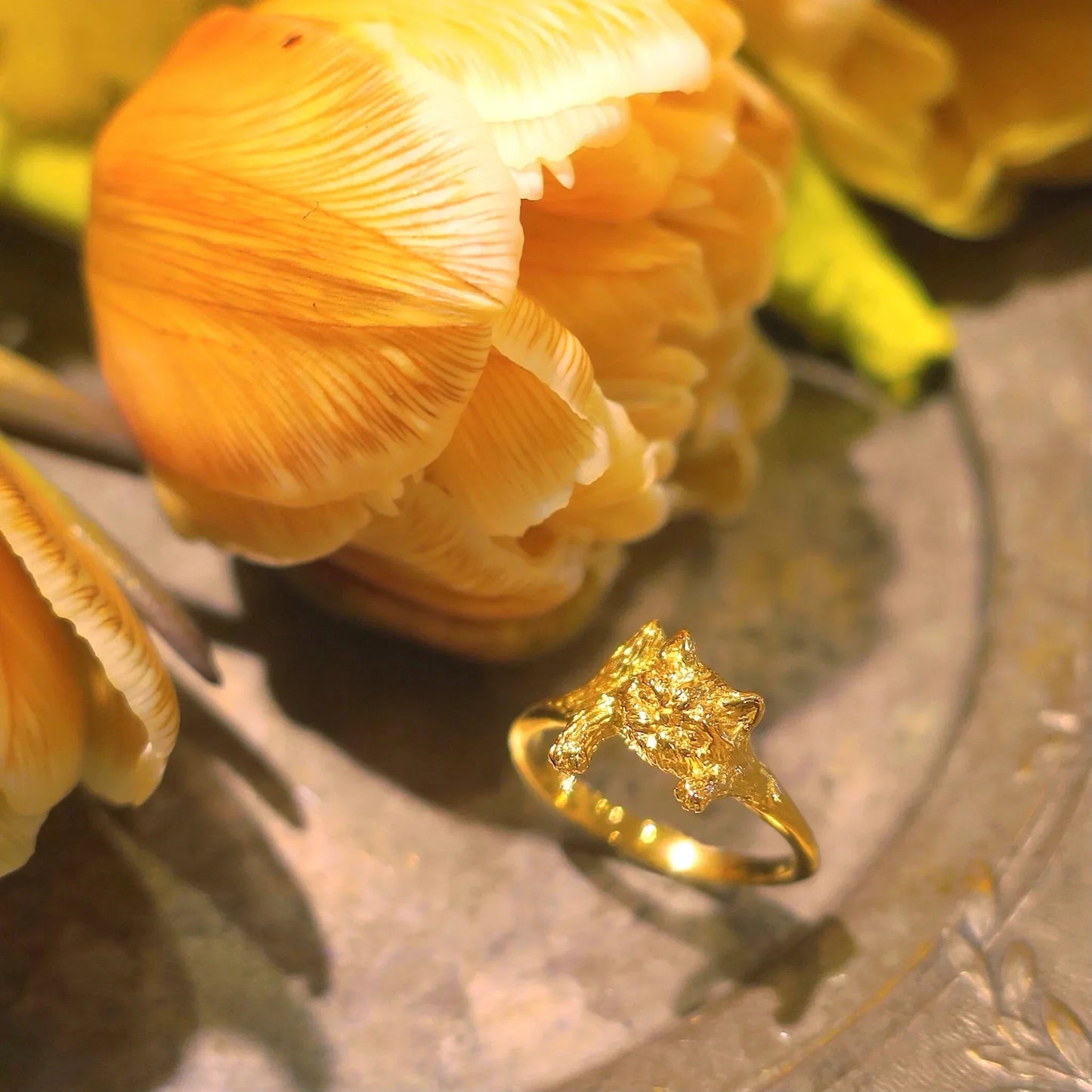 aLORS セレクト【Fusako KOIKE】Cattiva cat pinkie ring gold 予約販売　1月下旬発送予定 - aLORS online store