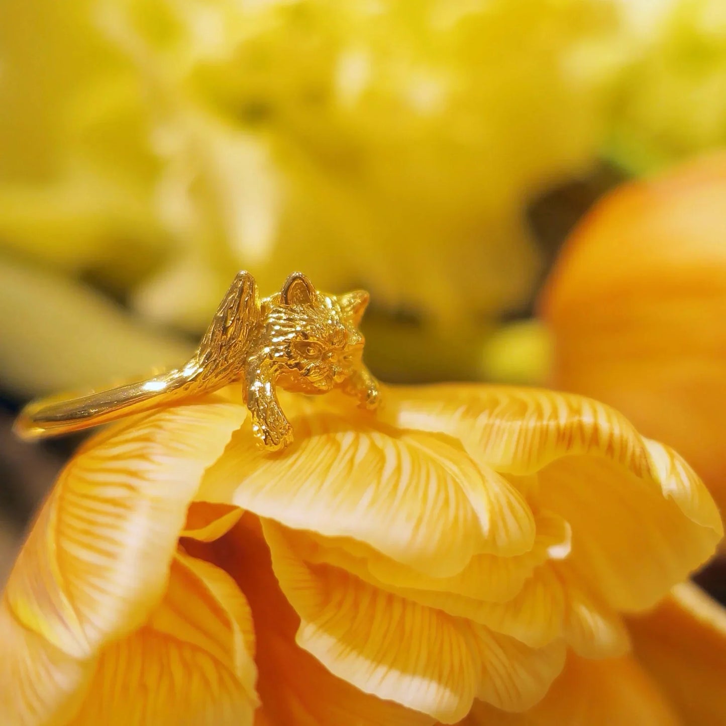 aLORS セレクト【Fusako KOIKE】Cattiva cat pinkie ring gold 予約販売　1月下旬発送予定 - aLORS online store